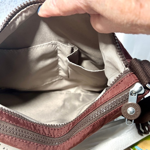 Kipling Live.Light Crossbody Bag Dark Plum - NWOT - Picture 6 of 13